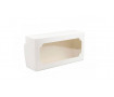 Коробка для рулета, Белая 15х30х9 см