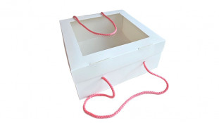 Коробка бокс с ручками 24.8 см