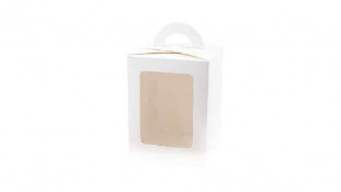 Коробка 16,5х16,5х21 см с окном