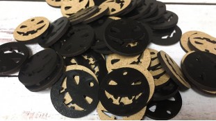 Бирка Хэллоуин, черное двп