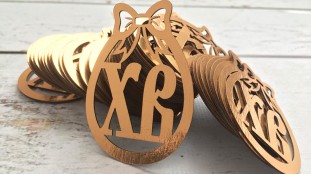 Бирка ХВ, картон золото/серебро