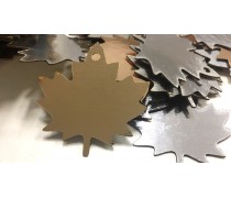 Бирка Кленовый листик, картон