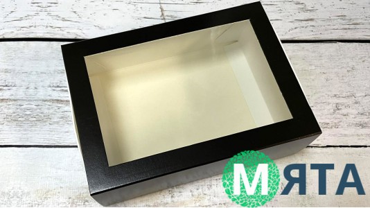 Коробка 11,5х15,5х5 см, черная