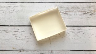 Коробка 12х9,5х3,5 см, Белая