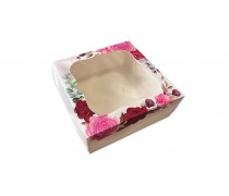 Коробка 15х15х6 см, Роза