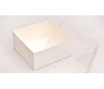 Коробка 17х17х8 с прозрачной крышкой