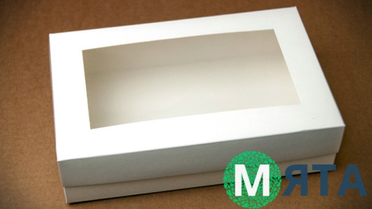 Коробка для эклеров, зефира, печенья