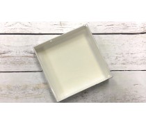 Коробка 15х15х3 см, с прозрачной крышкой