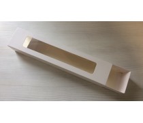 Коробка для макаронсов 30х6х5 см, белая