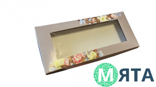 Коробка для пряников 12х28 см, Весенняя