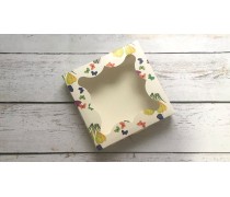 Коробка для пряников, 15х15 см, Бабочки-Цветы