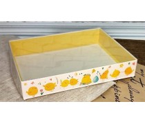 Коробка для пряников 15х20х3 см, Цыплята