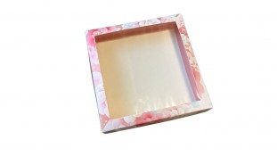 Коробка для пряников 20х20х3 см, Весенняя