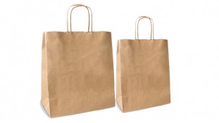 Крафтовые пакеты с ручками