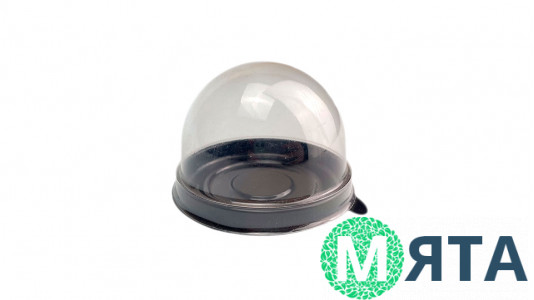 Купольная коробка для моти, черная