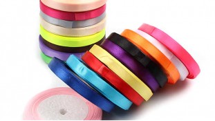 Ленты атласные 0,6 см, рулон