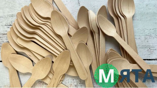 Ложка деревянная для Бенто торта, 11 см