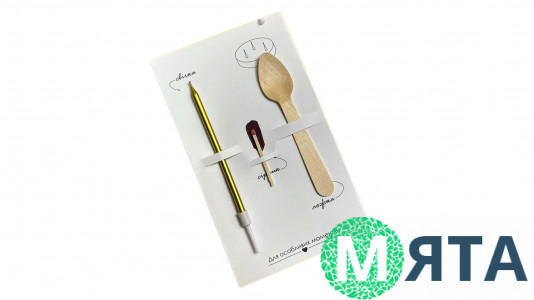 Набор для бенто, Ложка, Свечка, Спичка