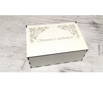 Коробка для десертов, белое двп