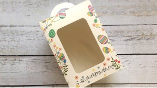 Пасхальная коробка 14х14х18 см, Принт Пасхальная коробка 14х14х18 см, Принт