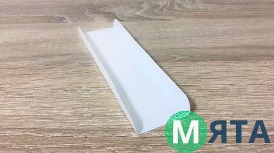 Подложка под эклеры 16х4 см, белая