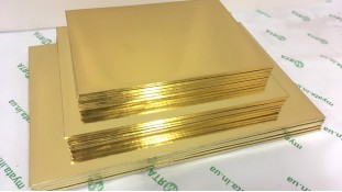 Подносы прямоугольные, золото/золото Подносы прямоугольные, золото/золото