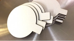 Подставка под пирожное с ручкой, двп