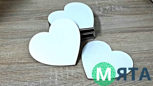 Подставка под пирожное Сердце, двп