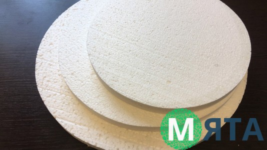 Подставки круглые, пенопласт