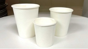 Стаканчики бумажные, Белые