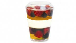 Стаканчики для десертов Конус 175 мл с крышкой