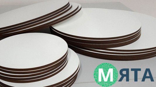Усиленные подставки под торт, двп