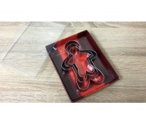 Металлические вырубки Пряничные Человечки, 3 штуки