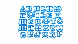 Набор вырубок Алфавит Набор вырубок Алфавит