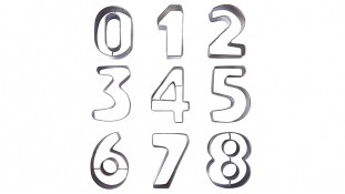 Вырубки Цифры, металл Вырубки Цифры, металл