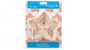 Вырубки Звезда, 6 штук Вырубки Звезда, 6 штук