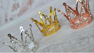 Мини-корона для декора, 3 см