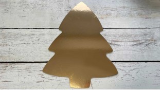 Трафарет для торта Елка №3, Картон