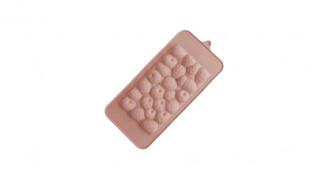 Силиконовая форма Плитка Шоколада Клубника