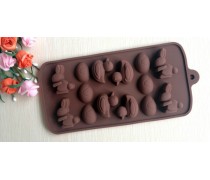 Силиконовая форма для конфет Утки и Зайцы