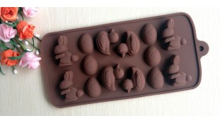 Силиконовая форма для конфет Утки и Зайцы