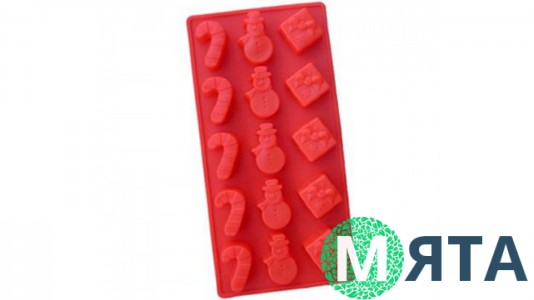 Силиконовая форма для конфет ассорти Новогоднее 