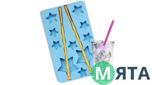 Силиконовая форма для льда и шоколада Фейерверк 