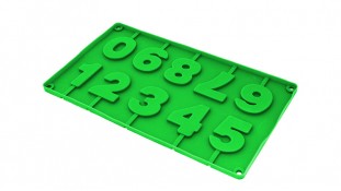 Силиконовая форма Цифры на палочке Силиконовая форма Цифры на палочке