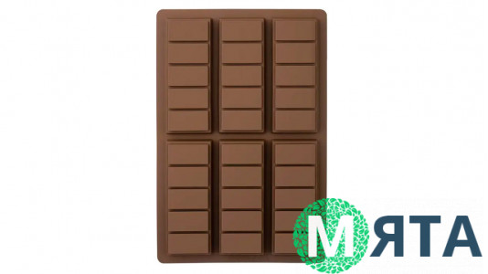 Силиконовая форма для Дубайского шоколада, 6 плиток