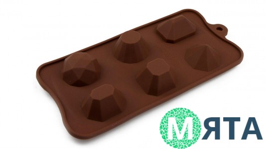 Силиконовая форма для льда и конфет Драгоценные камни