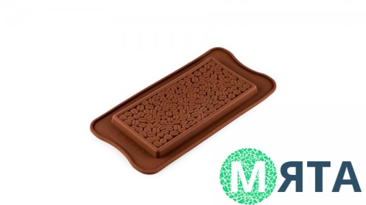 Силиконовая форма Плитка Шоколада Кофейные Зерна