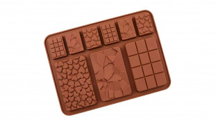 Силиконовая форма Шоколадки №1, 9 шт Силиконовая форма Шоколадки №1, 9 шт