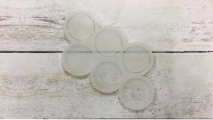 Силиконовый молд для леденцов Круг-Погремушка