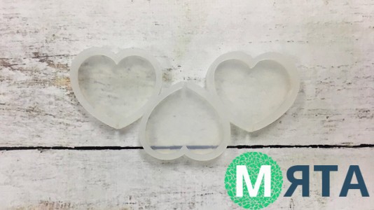 Силиконовый молд для леденцов Сердца